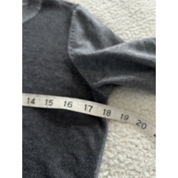 Van Heusen Studio Gray Monotone Color Block Button Front Cardigan Size XS - Picture 4 of 6